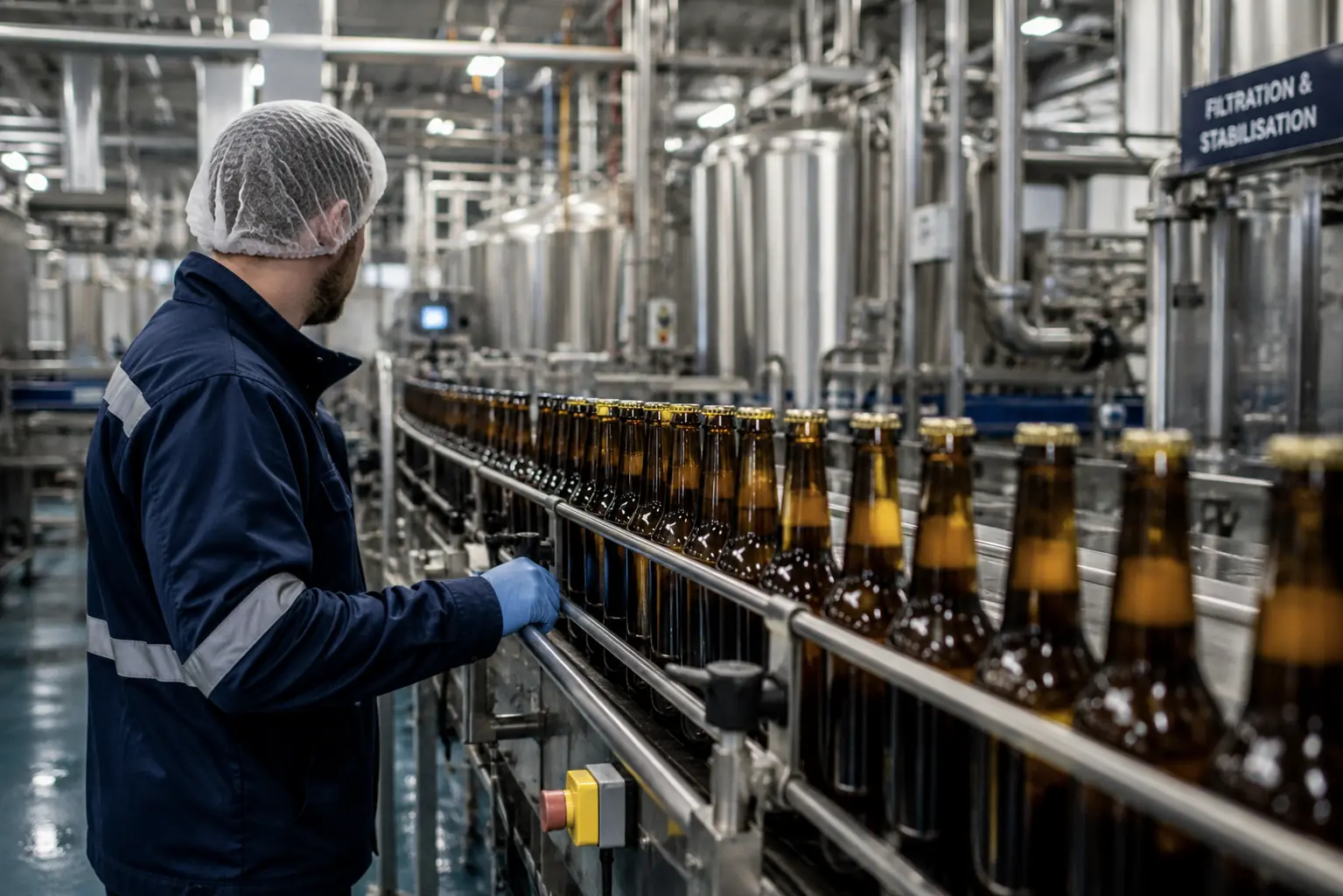 Contract-bottellijn voor ambachtelijk bier in het Verenigd Koninkrijk